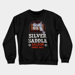 Retro Vintage Silver Saddle Saloon Las Vegas Crewneck Sweatshirt